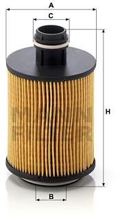 MANN-FILTER HU712/11x pre vozidlá ALFA ROMEO, CITROËN, FIAT, FORD, LANCIA, PEUGEOT, SUZUKI