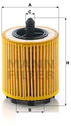 MANN-FILTER HU6007x pre vozidlá ALFA ROMEO, CADILLAC, FIAT, CHEVROLET, OPEL, SAAB