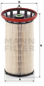 MANN-FILTER PU8028 pro vozy AUDI;SEAT;SKODA;VW