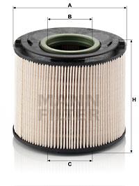 MANN-FILTER PU1033x pro vozy AUDI;PORSCHE;VW