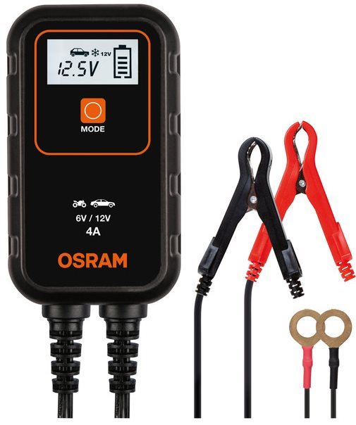 OSRAM Inteligentná 4 A nabíjačka batérií 6 V, 12 V