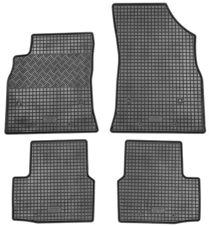 RIGUM OPEL Astra 8/15- gumové koberčeky čierne LUX (súprava 4 ks)