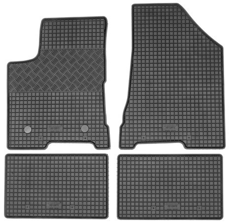 RIGUM LADA VES 15- gumové koberčeky čierne (súprava 4 ks)