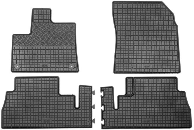 RIGUM CITROEN Berlingo 18- gumové koberčeky čierne (sada 4 ks)