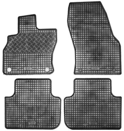 RIGUM AUDI Q3 18- gumové koberčeky čierne (súprava 4 ks)