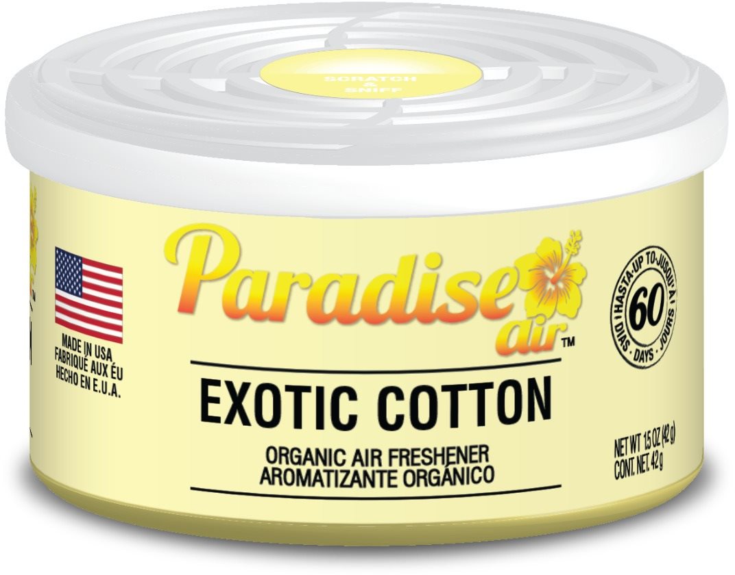 Paradise Air Organic Air Freshener, vôňa Exotic Cotton