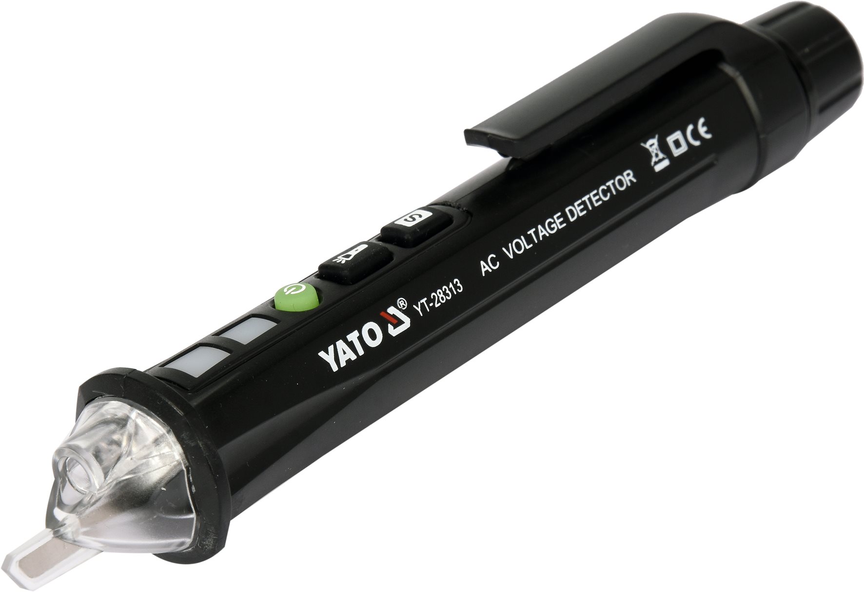 YATO Indukčná skúšačka napätia 12 – 1000 V YT-28313 (2× 1,5 V AAA)