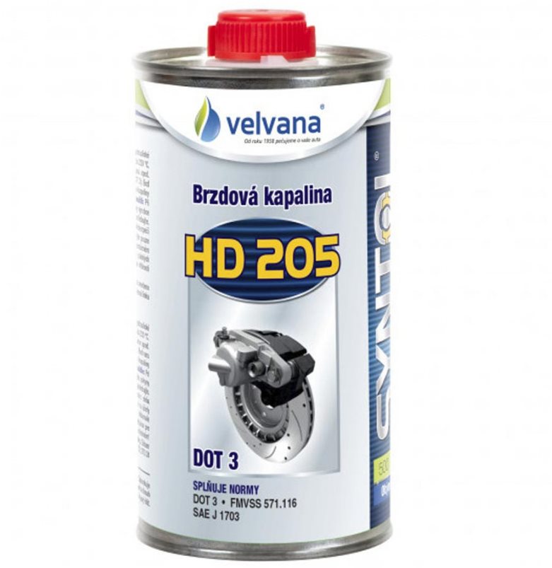 VELVANA Brzdová kvapalina Syntol HD205 DOT3 500 ml