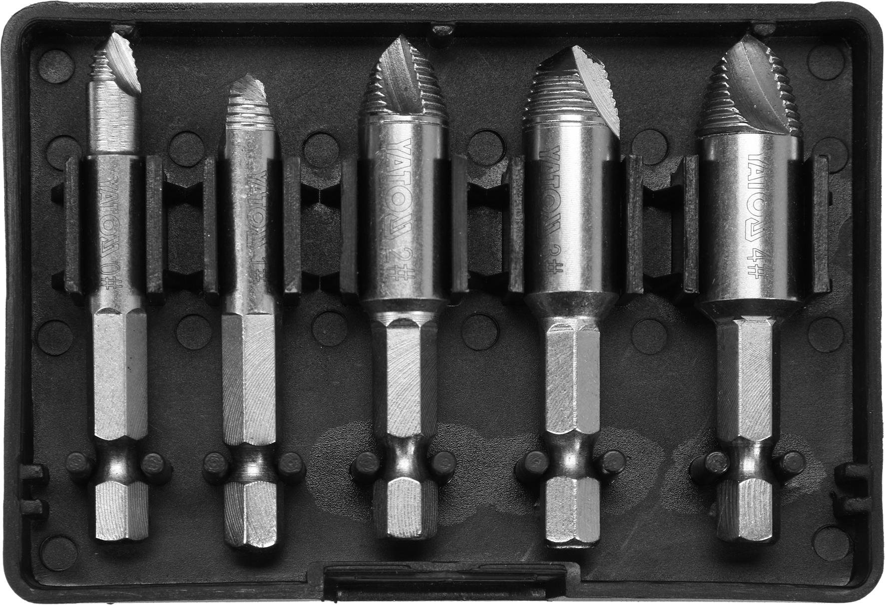 Yato Sada vyťahovákov zlomených skrutiek 5 ks