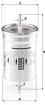 MANN-FILTER WK830/7