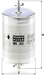 MANN-FILTER WK831