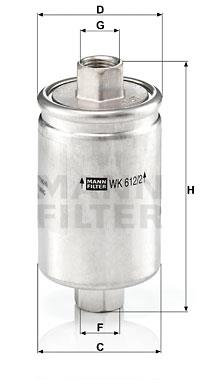 MANN-FILTER WK612/2