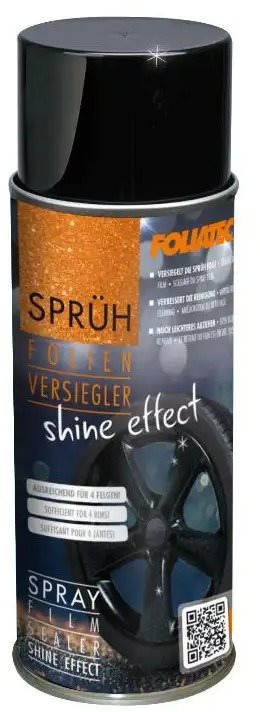 FOLIATEC bezfarebný lak na povrch lakovanej fólie v spreji – shine effect