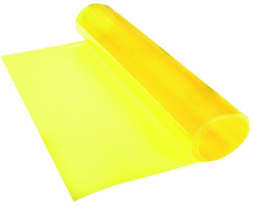 FOLIATEC Transparentná fólia na svetlá, žltá 100 × 30 cm