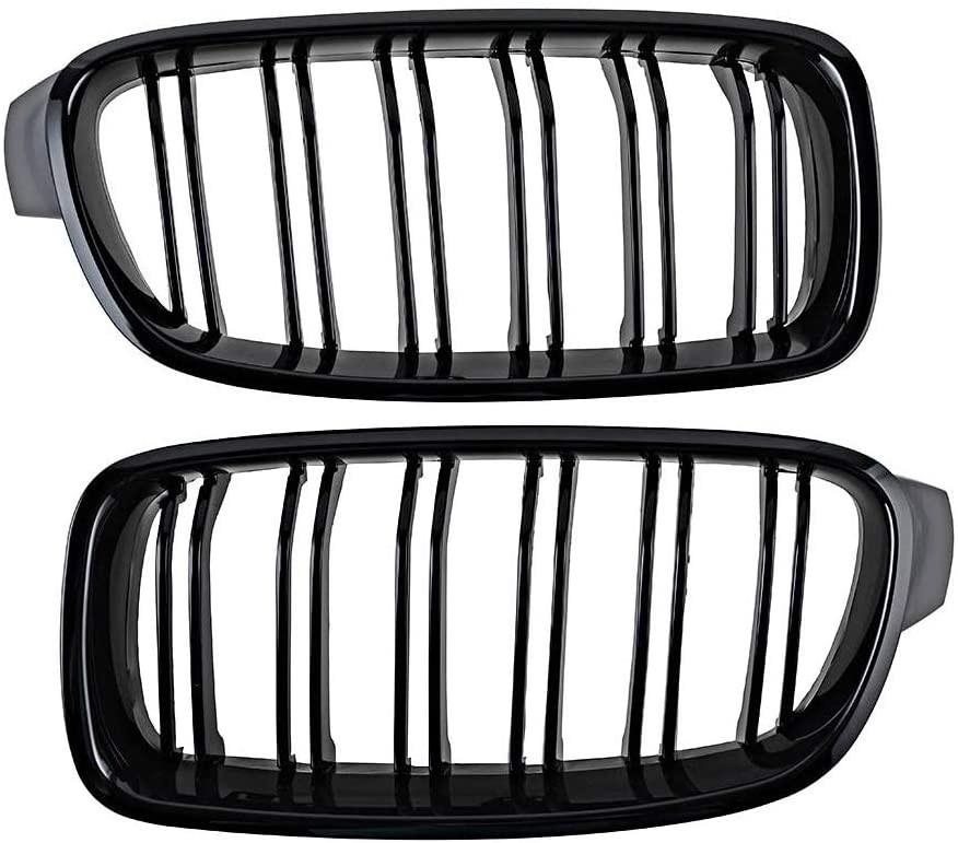UNI Predná maska ľadvinky Double-line BMW 3 F30 F31 2012 – 2018 čierna