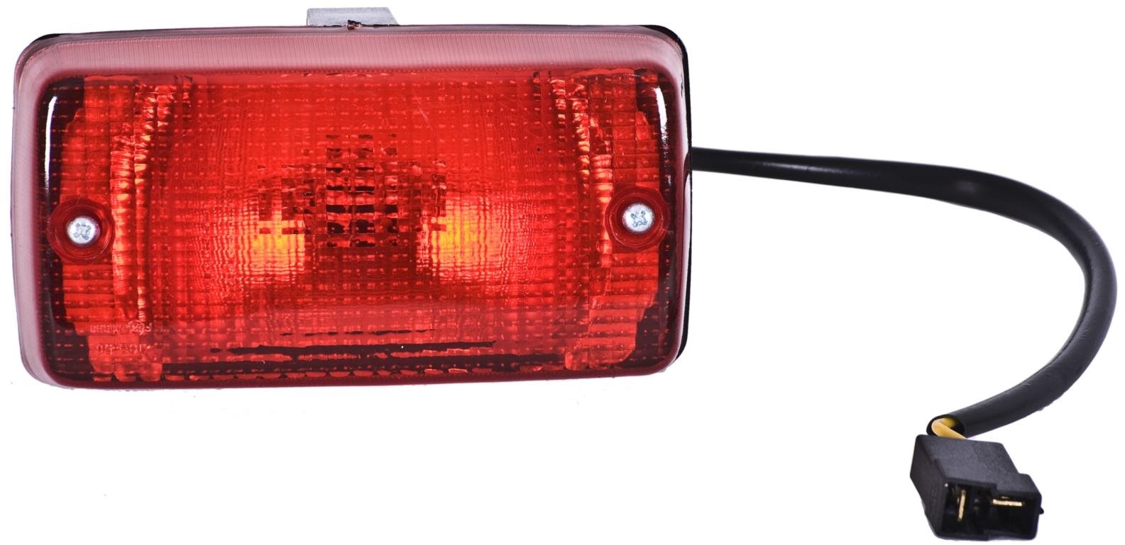 ACI Zadná hmlovka obdĺžnik 135 × 70 mm s káblom (montáž na závesný kĺb)