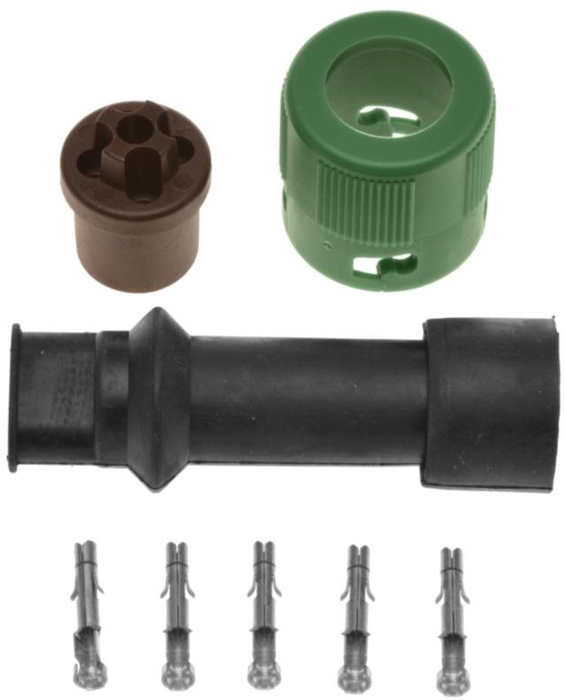 ACI, zástrčka 5 pin bajonet 2 vývody zelená JOKON