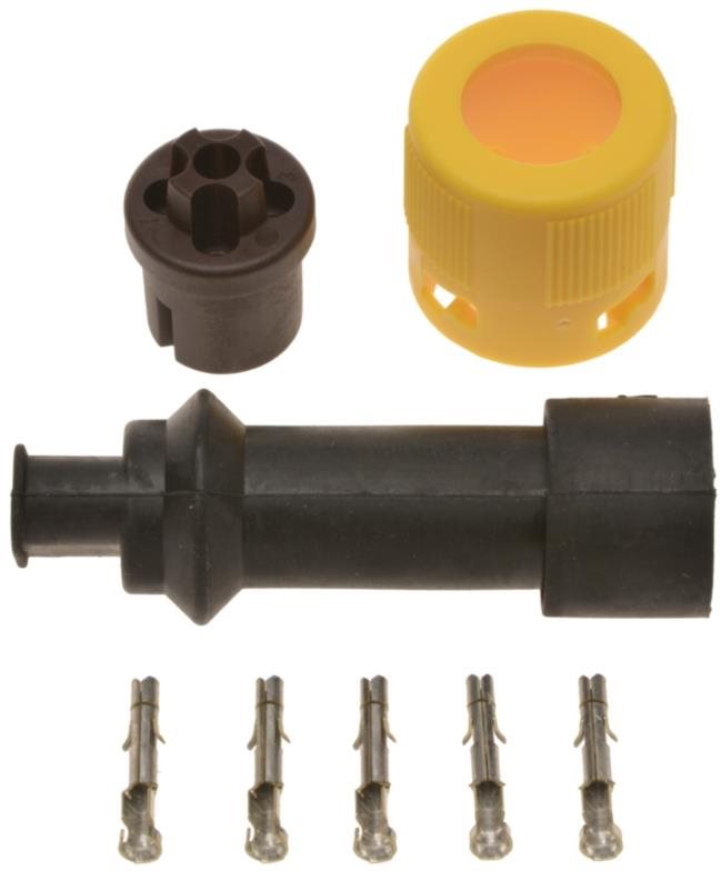 ACI, zástrčka 5 pin bajonet 2 vývody žltý JOKON