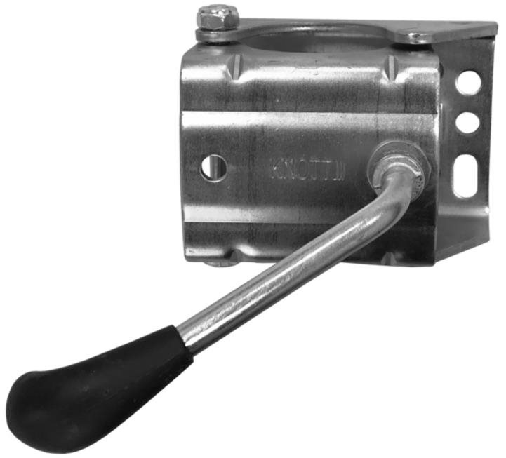 ACI Držiak oporného kolieska 60 mm KNOTT roztvárací, plech