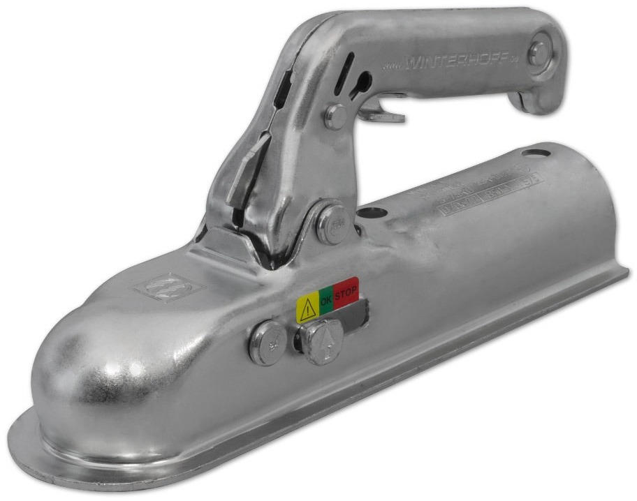 ACI Ťažná spojka WINTERHOFF 8-A, na tyč priemer 50 mm, 800 kg pre nebrzdené prívesy