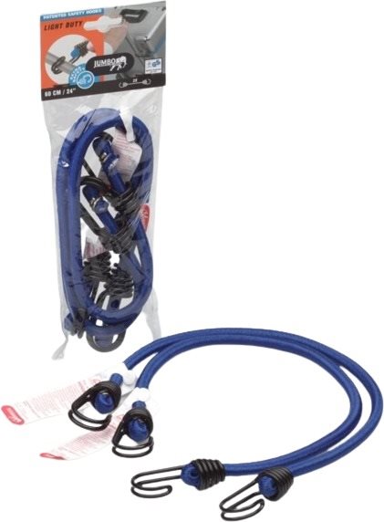 ACI Gumicuk s 2 dvojitými hákmi, 60 cm, 2 ks