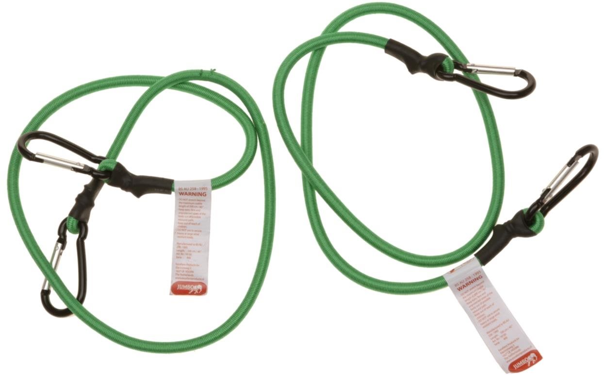 ACI Gumicuk s 2 karabínami, dĺžka 100 cm, priemer 7 mm, 2 ks homologácia TÜV