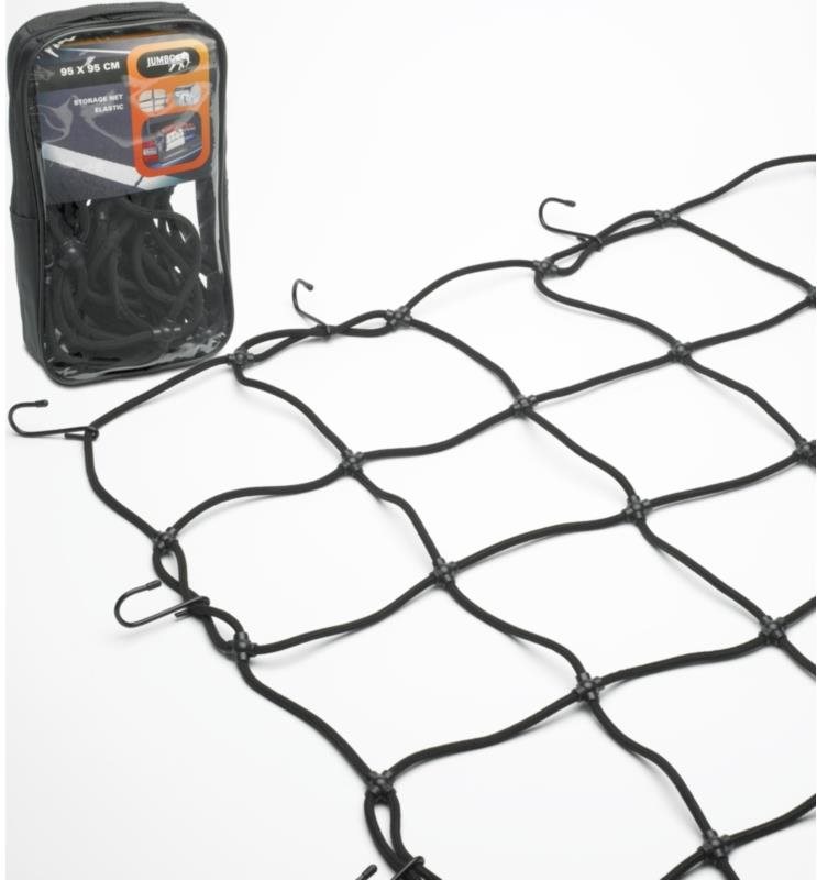 ACI Pružná batožinová sieť, rozmer 95 × 95 cm + 12 háčikov