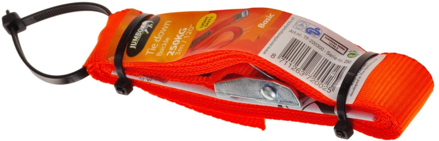 ACI Upínací popruh s rýchloUpínacou spojkou, 250 kg, bez hákov