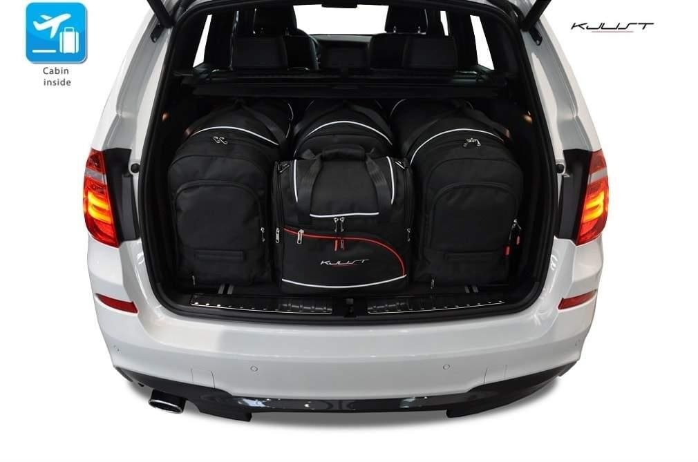 KJUST BMW X3 2010-2017 SÚPRAVA TAŠIEK AERO (4 KS)