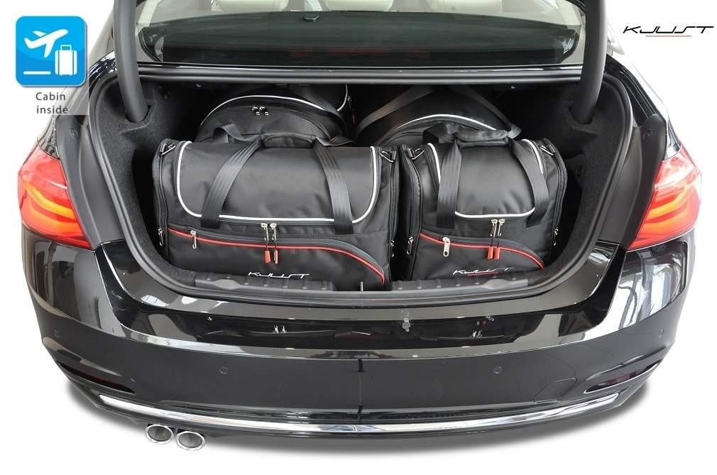 KJUST BMW 3 SEDAN 2012+ SÚPRAVA TAŠIEK AERO (4 KS)