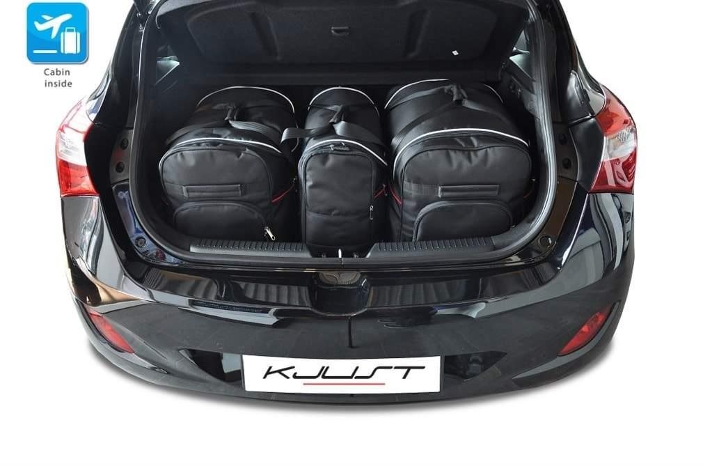 KJUST HYUNDAI i30 HATCHBACK 2012-2016 SÚPRAVA TAŠIEK AERO (3 KS)