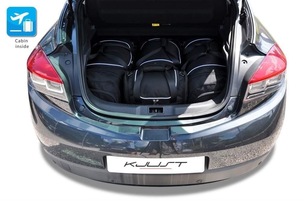 KJUST SADA TAŠIEK AERO 4 ks PRE RENAULT MEGANE COUPE 2008 – 2016