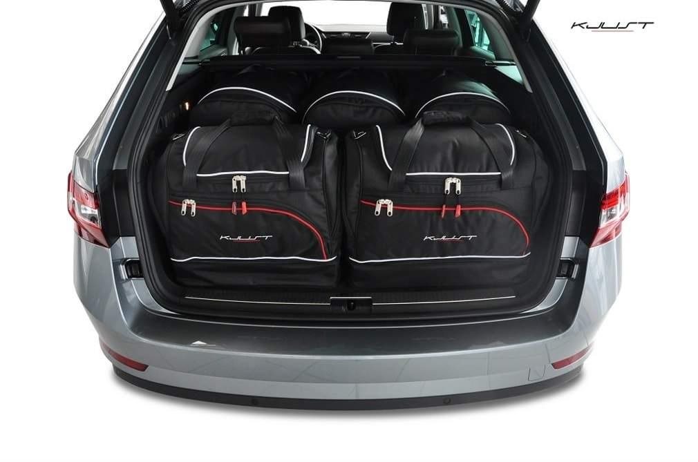KJUST ŠKODA SUPERB COMBI 2015+ SÚPRAVA TAŠIEK SPORT (5 KS)