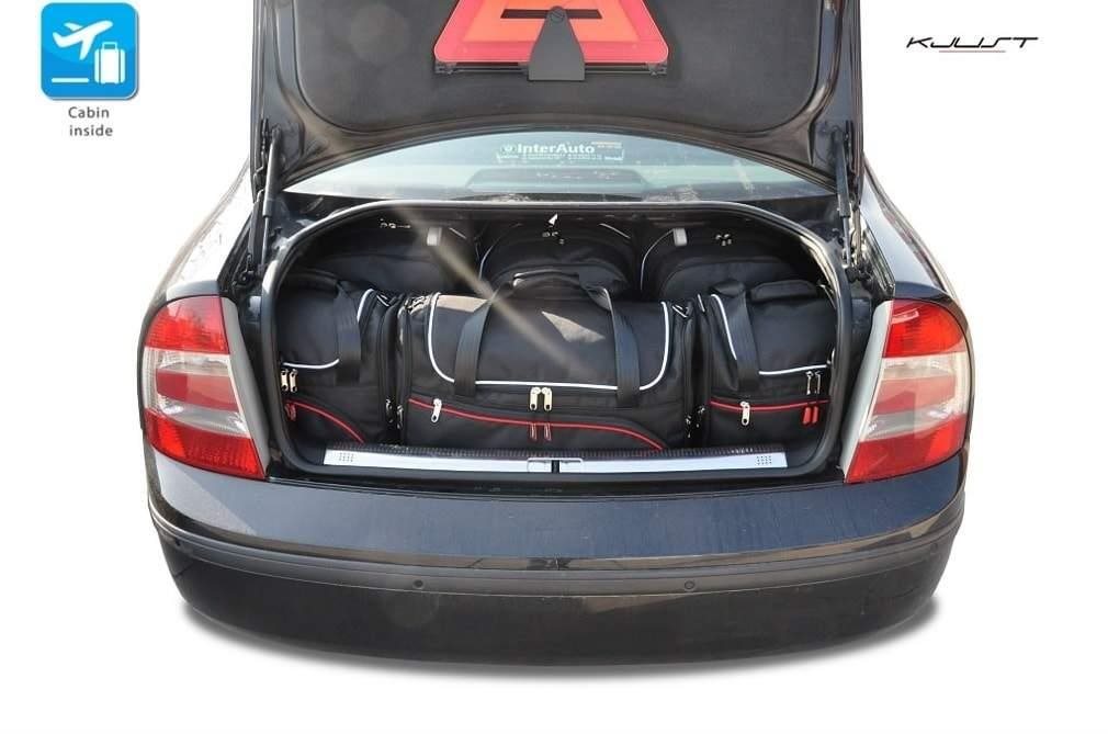 KJUST ŠKODA SUPERB SEDAN 2001-2008 SÚPRAVA TAŠIEK AERO (6 KS)