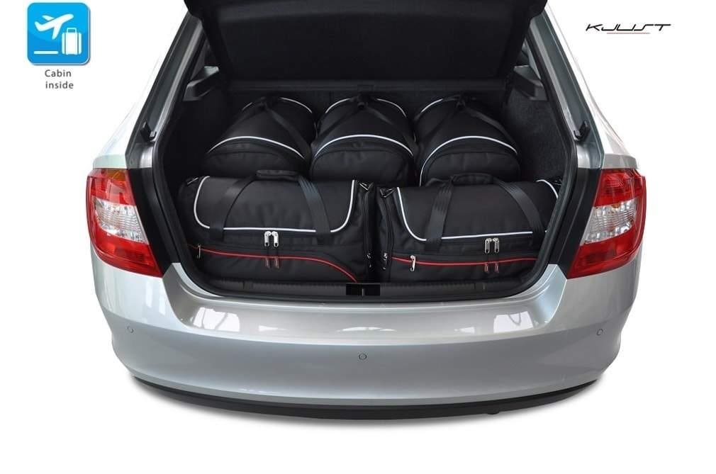 KJUST ŠKODA RAPID LIFTBACK 2012+ SÚPRAVA TAŠIEK AERO (5 KS)