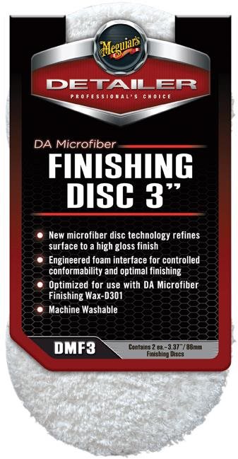 Meguiar's DA Microfiber Finishing Disc 3" – finišovací mikrovláknový kotúč, 3-palcový (2 kusy)