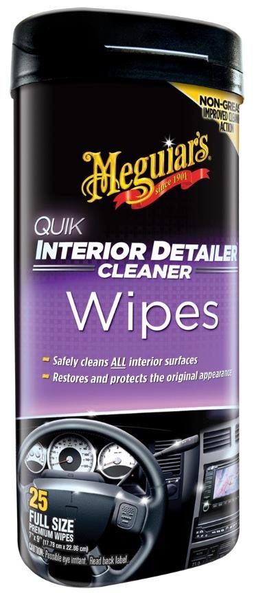 Meguiar's Quik Interior Detailer Wipes