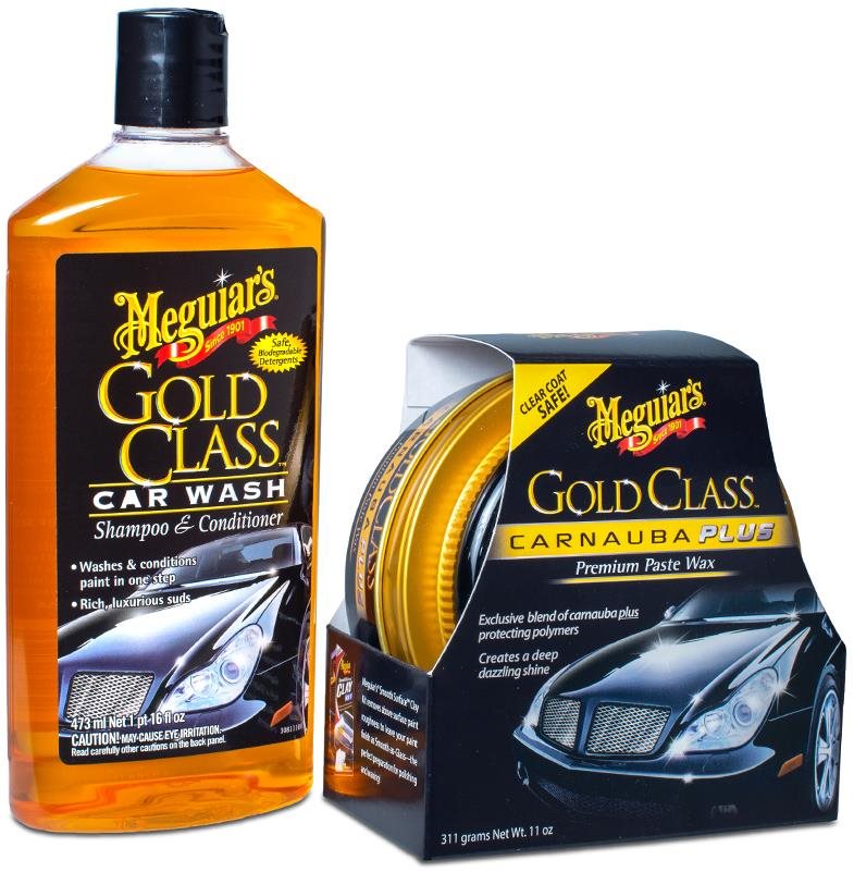 Meguiar's Gold Class Wash & Wax Kit – základná sada autokozmetiky na umývanie a ochranu laku