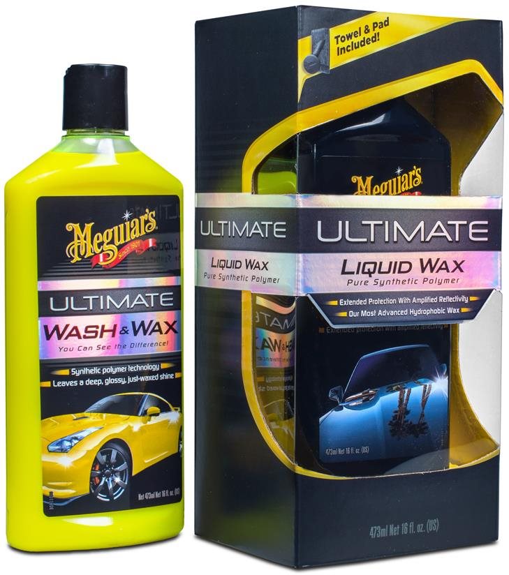 Meguiar's Ultimate Wash & Wax Kit – základná súprava autokozmetiky na umývanie a ochranu laku