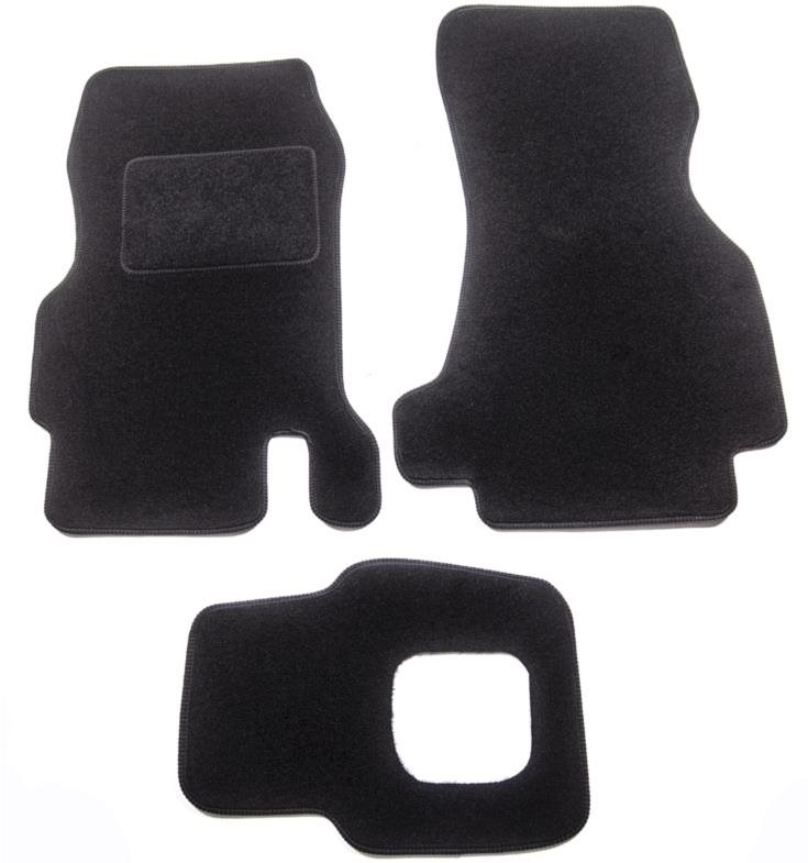 ACI textilné koberce pre FORD Transit 91-94 čierne (sada 3 ks)