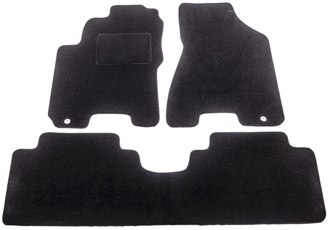 ACI textilné koberce pre HYUNDAI Tucson 04-10 čierne (sada 3 ks)