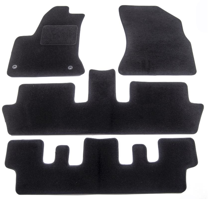 ACI textilné koberce na CITROEN C4 Picasso 07-10 čierne (7 sedadiel, súprava 5 ks)