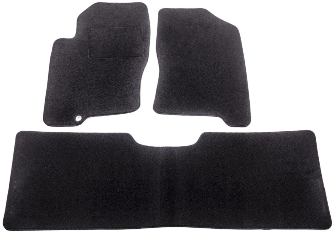 ACI textilné koberce pre NISSAN Navara 05 čierne (sada 3 ks)