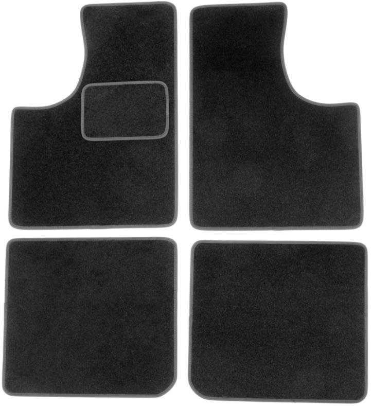 ACI textilné koberce pre ŠKODA 105 1976 – 1988 čierne (súprava 4 ks)