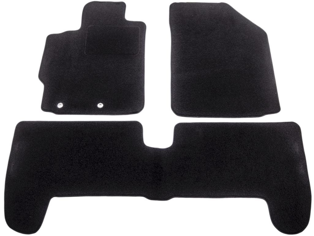 ACI textilné koberce pre TOYOTA Yaris 06-08 čierne (sada 3 ks)