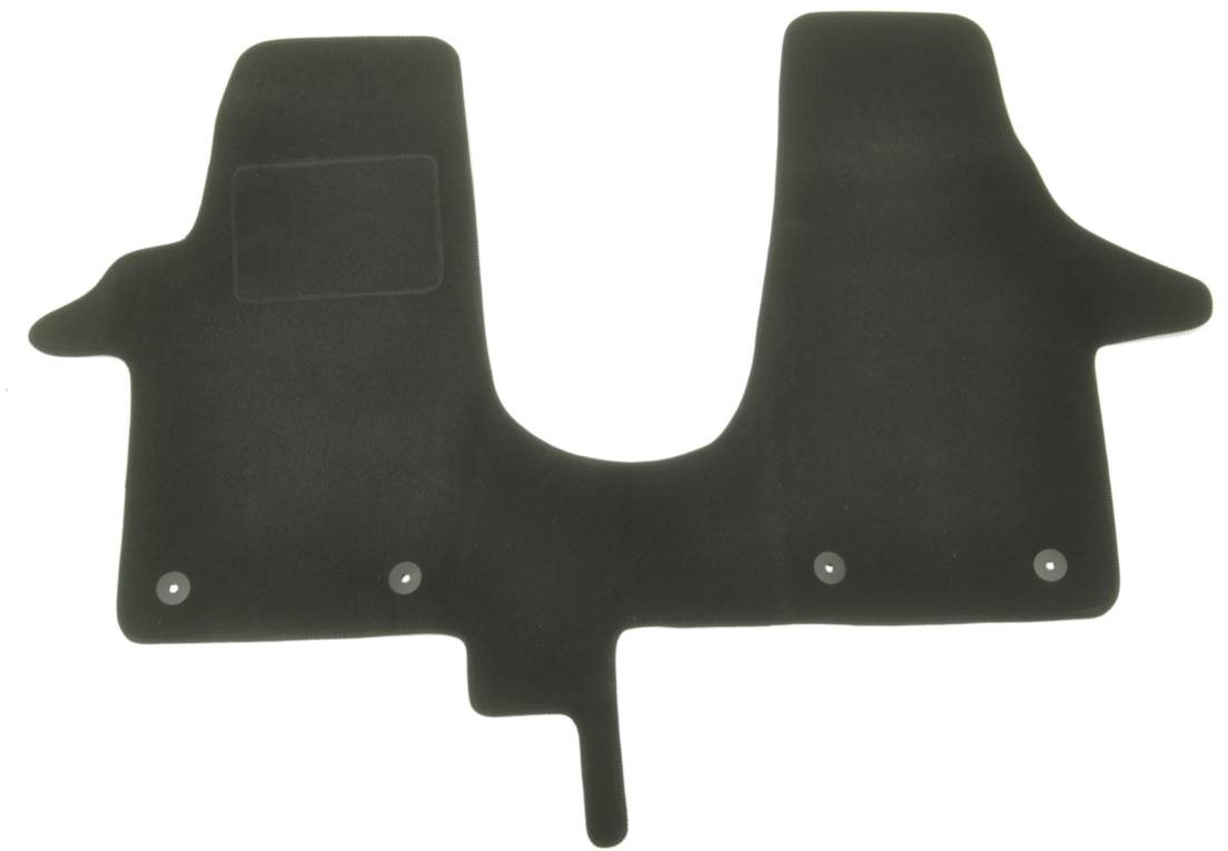 ACI textilné koberce pre VW TRANSPORTER 03 – 09 čierne (pre okrúhle príchytky) (3 sedadlá, 1 ks)