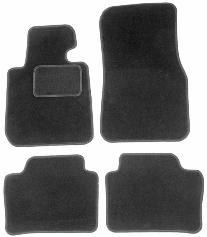 ACI textilné koberce pre BMW 3 F30/F31, 12-19 čierne (sada 4 ks)
