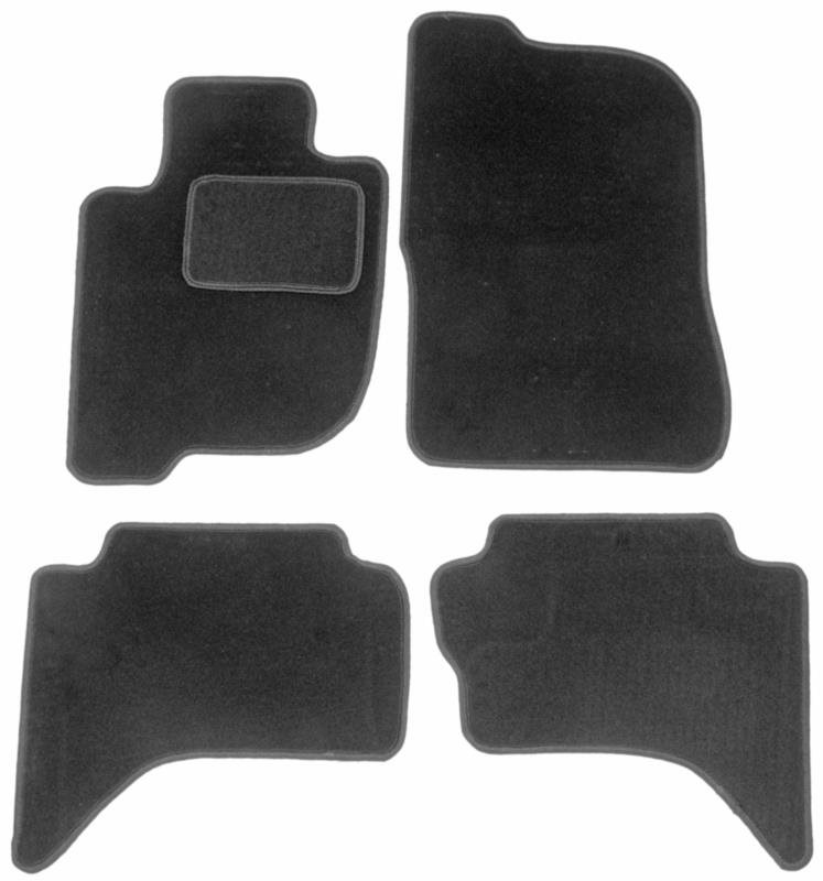 ACI textilné koberce na FIAT Fullback 7/16- čierne (súprava 4 ks)