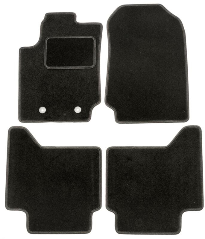 ACI textilné koberce na FORD Ranger 11 – čierne (súprava 4 ks)