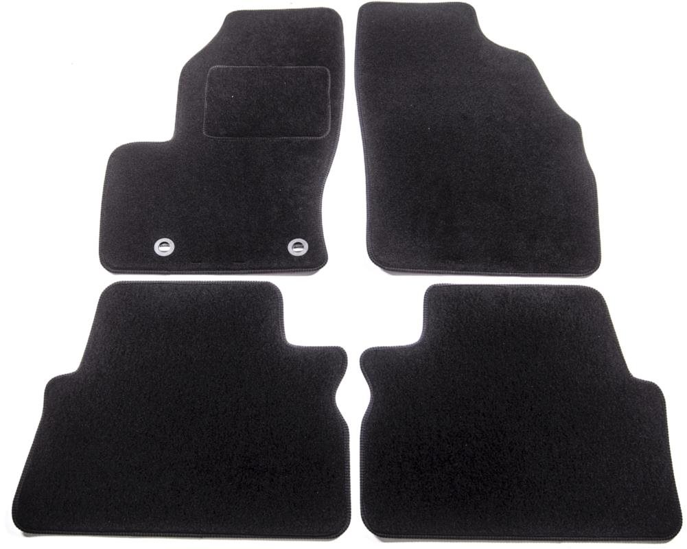 ACI textilné koberce pre FORD Focus C-MAX 10- čierne, oválne, fixácia (sada 4 ks)